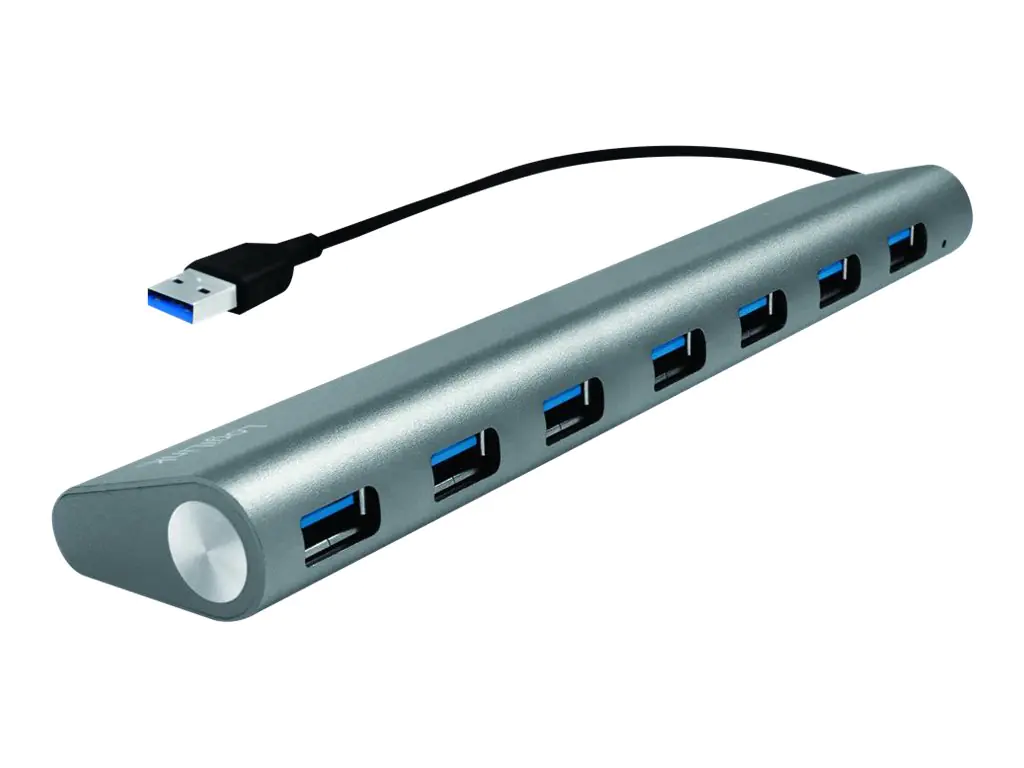 LogiLink USB 3.0 Hub 7-Port with Card Reader, Aluminum - Hub - 7 x SuperSpeed USB 3.0 - Desktop LogiLink USB 3.0 Hub 7-Port with Card Reader, Aluminum - Hub - 7 x SuperSpeed USB 3.0 - Desktop