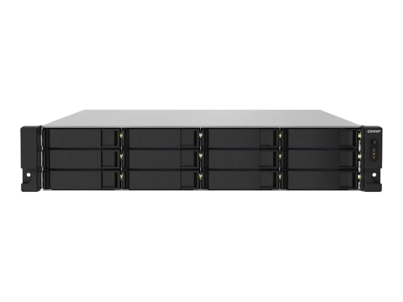 QNAP TS-1232PXU-RP - NAS-Server - 12 Schächte - Rack - einbaufähig - SATA 6Gb/s - RAID RAID 0, 1, 5, 6, 10, 50, 60, JBOD - RAM 4 GB - Gigabit Ethernet / 2.5 Gigabit Ethernet / 10 Gigabit Ethernet - iSCSI Support - 2U QNAP TS-1232PXU-RP - NAS-Server - 12 Schächte - Rack - einbaufähig - SATA 6Gb/s - RAID RAID 0, 1, 5, 6, 10, 50, 60, JBOD - RAM 4 GB - Gigabit Ethernet / 2.5 Gigabit Ethernet / 10 Gigabit Ethernet - iSCSI Support - 2U