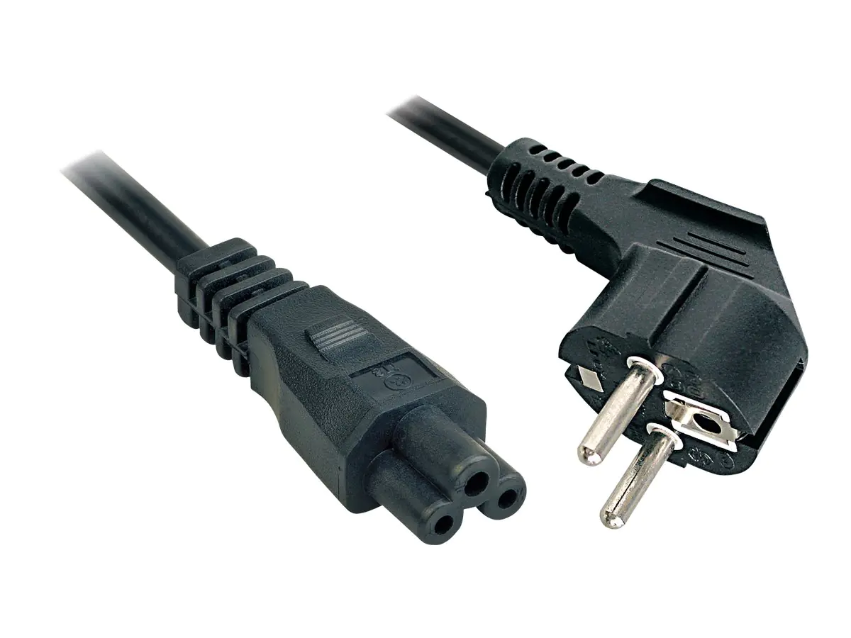 Lindy - Stromkabel - IEC 60320 C5 zu power CEE 7/7 (M) - 2 m - geformt - Schwarz Lindy - Stromkabel - IEC 60320 C5 zu power CEE 7/7 (M) - 2 m - geformt - Schwarz