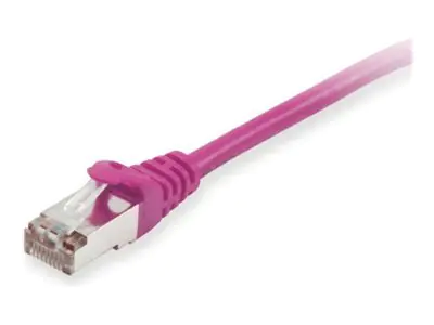 equip - Patch-Kabel - RJ-45 (M) zu RJ-45 (M) - 40 m - S/FTP - CAT 6 - geschirmt, halogenfrei, geformt, verseilt - Rot