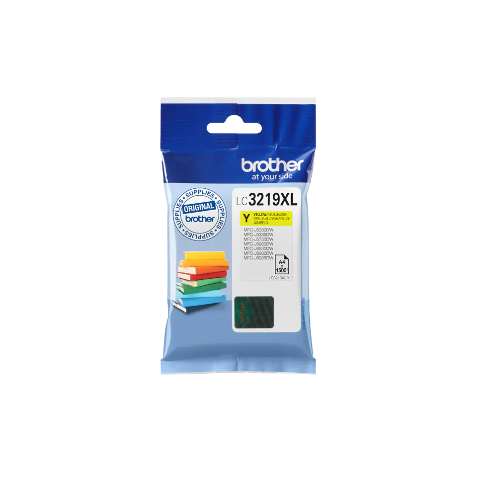 Brother LC3219XLY - XL - Gelb - Original - Blisterverpackung - Tintenpatrone - für INKvestment Business Smart Plus MFC-J5930; INKvestment Business Smart Pro MFC-J6935 Brother LC3219XLY - XL - Gelb - Original - Blisterverpackung - Tintenpatrone - für INKvestment Business Smart Plus MFC-J5930; INKvestment Business Smart Pro MFC-J6935