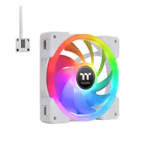 Thermaltake SWAFAN EX14 RGB - Premium Edition - Gehäuselüfter - 140 mm - weiß (Packung mit 3)