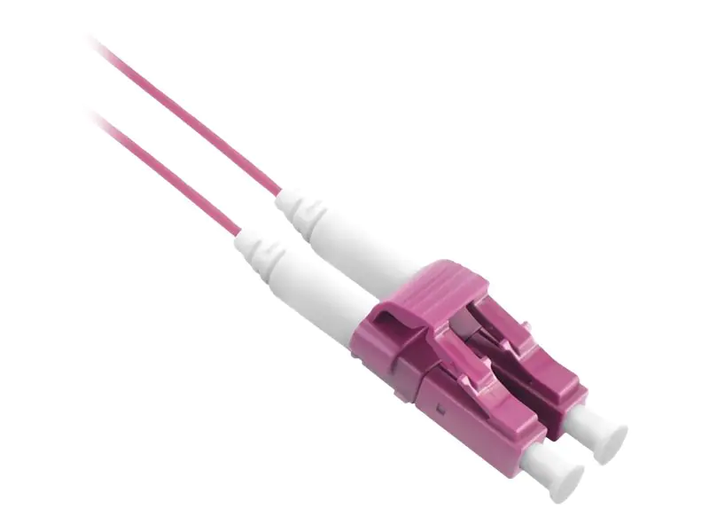 Roline Slim - Patch-Kabel - LC Multi-Mode (M) zu LC Multi-Mode (M) - 2 m - Glasfaser - Duplex - 50/125 Mikrometer - OM4 - halogenfrei - violett