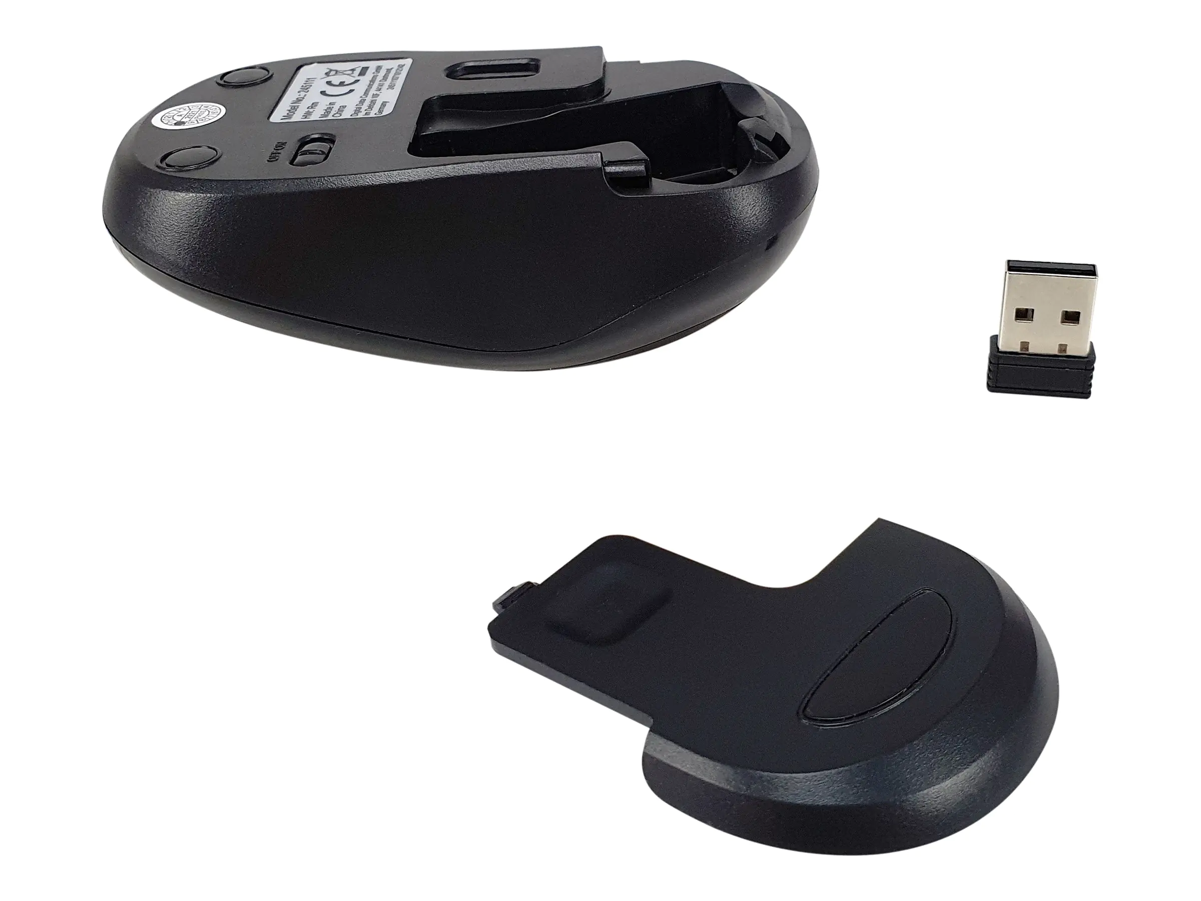 Equip Maus - Komfort - rechts- und linkshändig - optisch - kabellos - 2.4 GHz - kabelloser Empfänger (USB) 245113