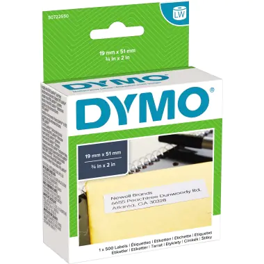 DYMO Vielzwecketikett S0722550 19x51mm weiß 500 St./Rl. DYMO Vielzwecketikett S0722550 19x51mm weiß 500 St./Rl.
