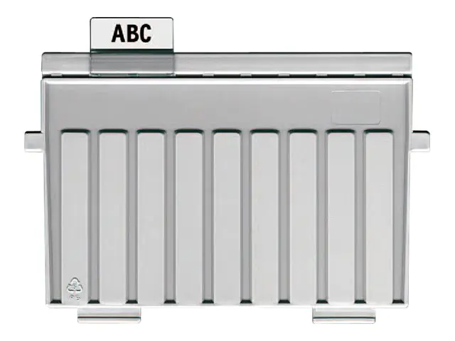 HAN Stützplatte 9027-11 DIN A7 quer Polystyrol lichtgrau