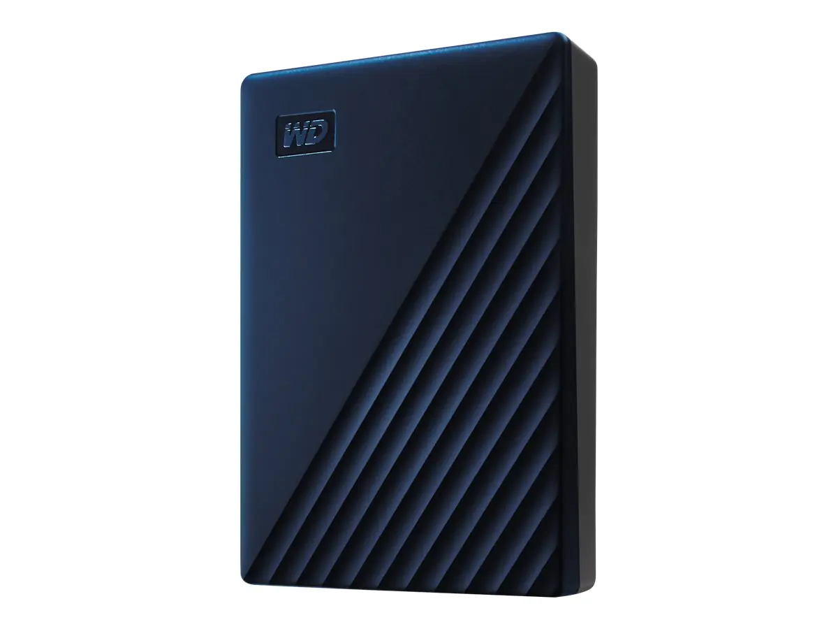 WD My Passport for Mac WDBA2F0050BBL - Festplatte - verschlüsselt - 5 TB - extern (tragbar) - USB 3.2 Gen 1 - 256-Bit-AES - Mitternachtsblau WD My Passport for Mac WDBA2F0050BBL - Festplatte - verschlüsselt - 5 TB - extern (tragbar) - USB 3.2 Gen 1 - 256-Bit-AES - Mitternachtsblau