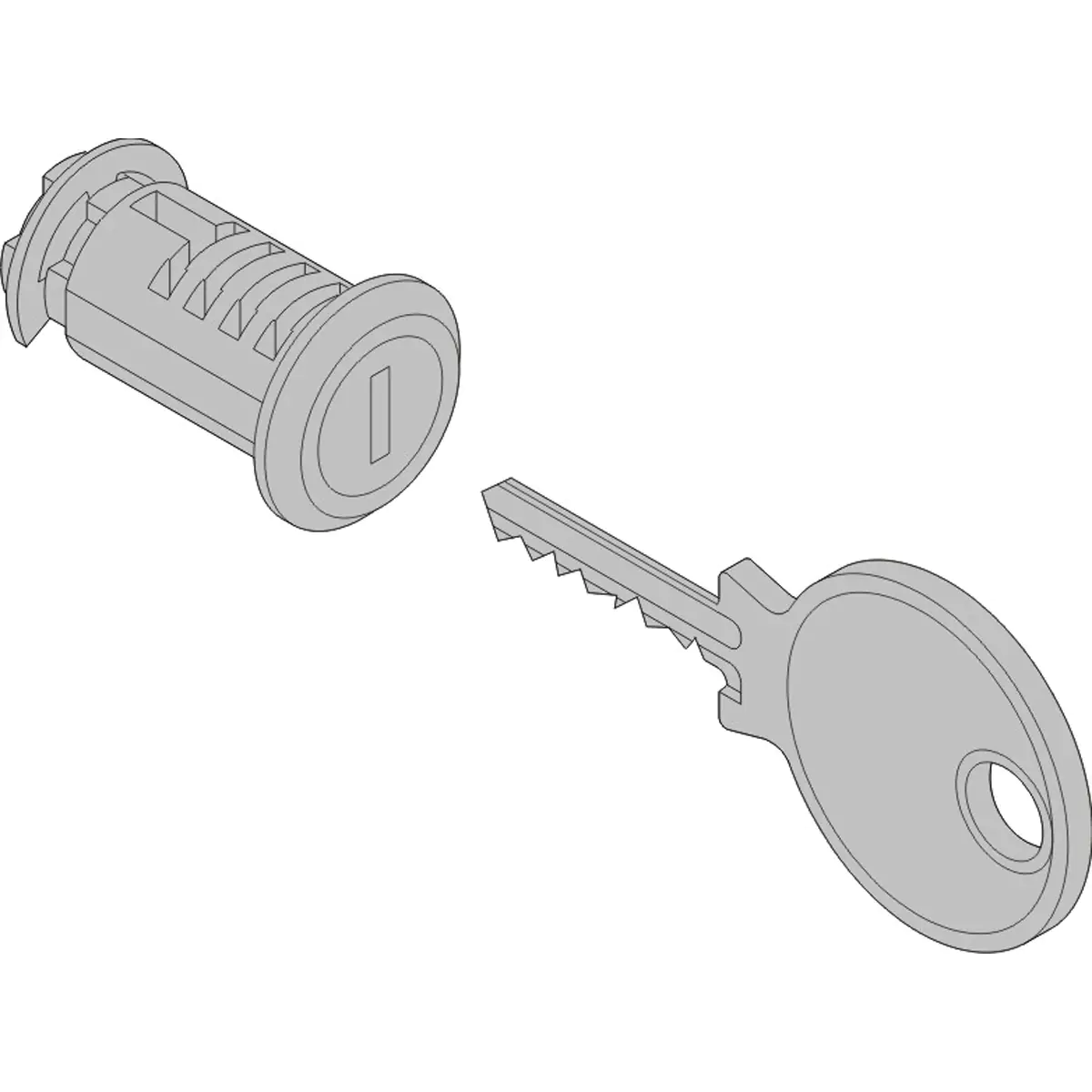 Schroff LOCK 2233X KEY FOR SIDE PANEL (2X) Schroff LOCK 2233X KEY FOR SIDE PANEL (2X)