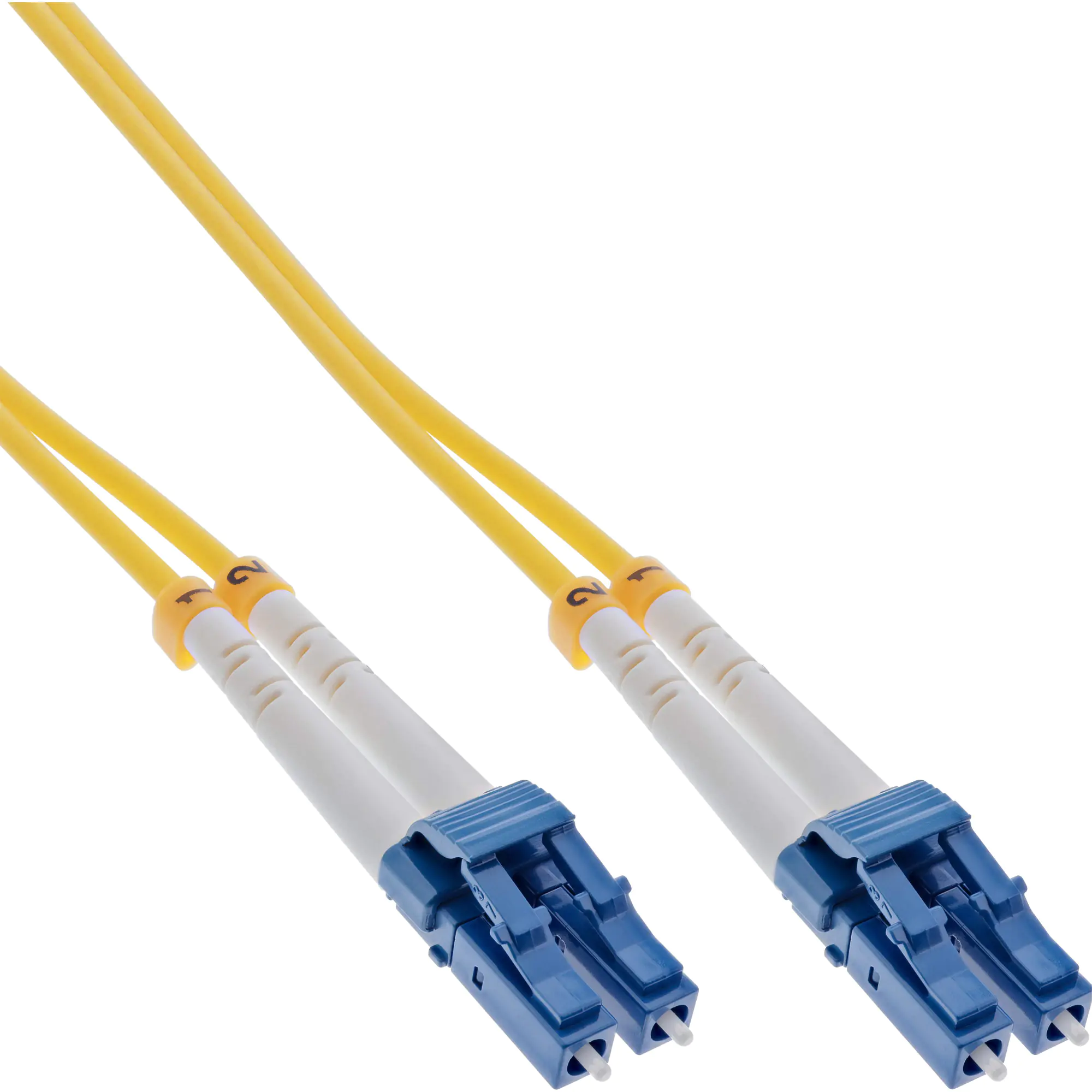 InLine - Patch-Kabel - LC Single-Modus (M) bis LC Single-Modus (M) - 7.5 m - Glasfaser - Duplex - 9/125 Mikrometer - OS2 - halogenfrei - Gelb InLine - Patch-Kabel - LC Single-Modus (M) bis LC Single-Modus (M) - 7.5 m - Glasfaser - Duplex - 9/125 Mikrometer - OS2 - halogenfrei - Gelb