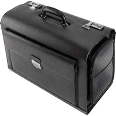 Jüscha 45057 - Notebook-Gehäuse - Leder - Schwarz