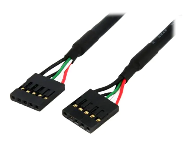 StarTech 45 cm internes 5pin USB IDC Mainboard Header Kabel - Buchse/Buchse - Pinheader Kabel 5-polig - USB-Kabel - IDC 5-polig (W) zu IDC 5-polig (W) - USB 2.0 - 45.7 cm - Schwarz StarTech 45 cm internes 5pin USB IDC Mainboard Header Kabel - Buchse/Buchse - Pinheader Kabel 5-polig - USB-Kabel - IDC 5-polig (W) zu IDC 5-polig (W) - USB 2.0 - 45.7 cm - Schwarz