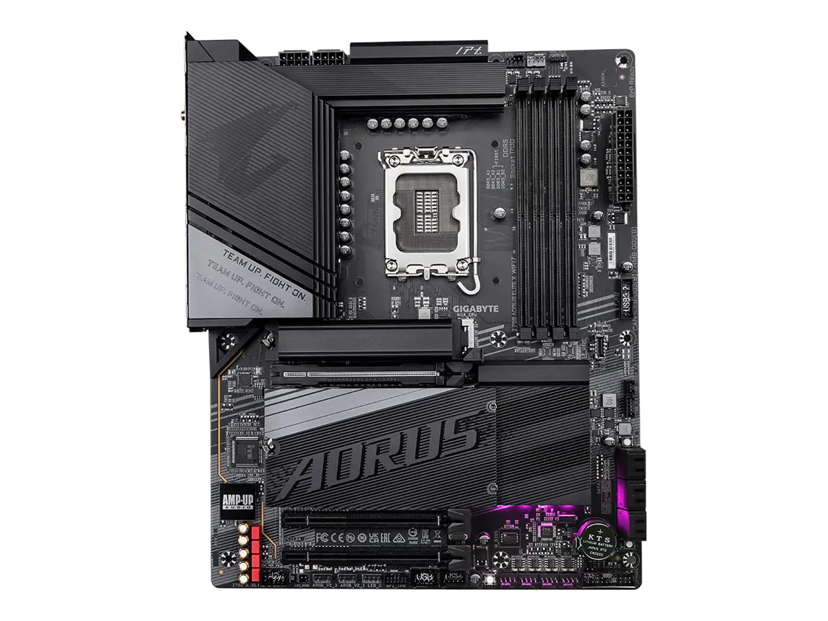 AORUS Z790 ELITE X WIFI 7 - 1.X - Motherboard - ATX - LGA1700-Sockel - Z790 Chipsatz - USB 3.2 Gen 1, USB 3.2 Gen 2, USB-C 3.2 Gen2, USB-C 3.2 Gen 2x2 - 2.5 Gigabit LAN, Bluetooth, Wi-Fi 7 - Onboard-Grafik (CPU erforderlich) - HD Audio (8-Kanal)