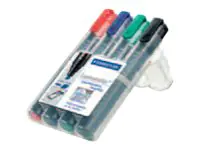 STAEDLER Permanentmaker Lumocolor 350 WP4 2-5mm sortiert 4 St./Pack.