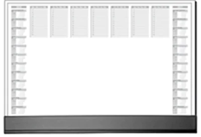 SIGEL Schreibunterlage HO365 59,5x41cm Office 40Blatt SIGEL Schreibunterlage HO365 59,5x41cm Office 40Blatt
