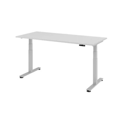 Hammerbacher Schreibtisch VXDSM19/5/S 180x80cm grau Hammerbacher Schreibtisch VXDSM19/5/S 180x80cm grau