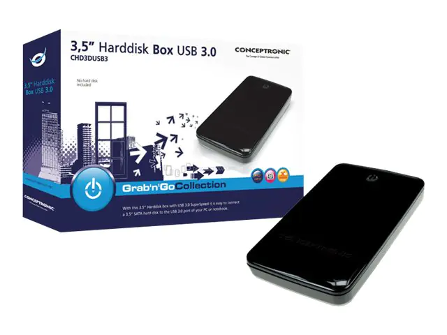 Conceptronic Speichergehäuse - 3.5" (8.9 cm) CHD3DUSB3