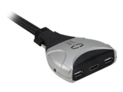 LevelOne KVM-0290 - KVM-Switch - 2 x KVM port(s) - 1 lokaler Benutzer - Desktop