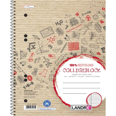 Landré RCP A5+ - Collegeblock - Spiralbindung 100050114