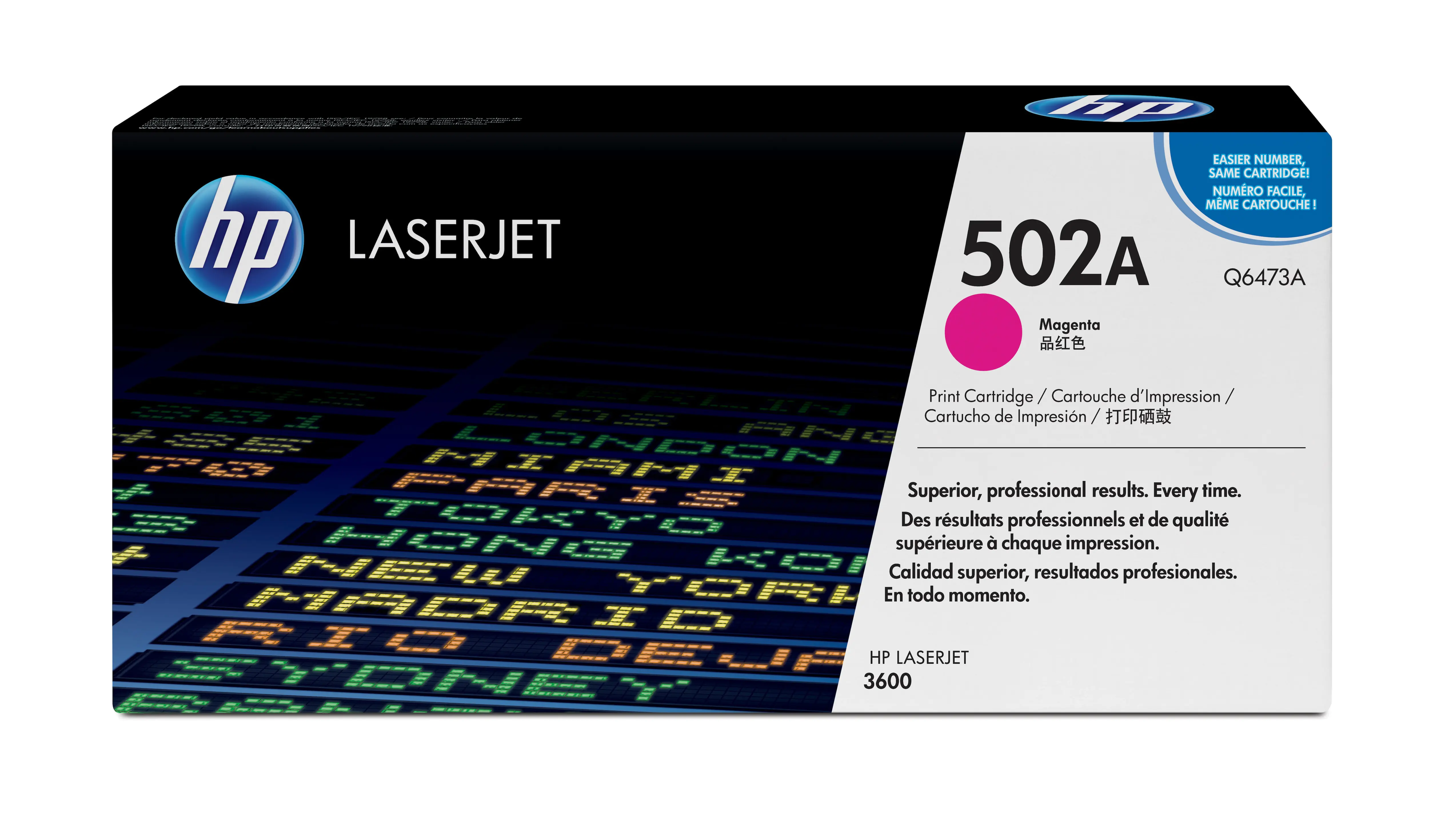 HP 502A - Magenta - Original - LaserJet - Tonerpatrone (Q6473A) - für Color LaserJet 3600, 3600dn, 3600n