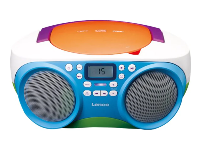 Lenco SCD-41 - Ghettoblaster - 4 Watt - Multicolor
