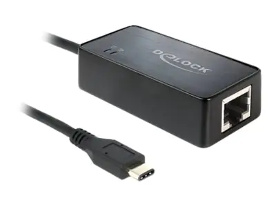 DeLock - Netzwerkadapter - USB 3.1 - Gigabit Ethernet - Schwarz