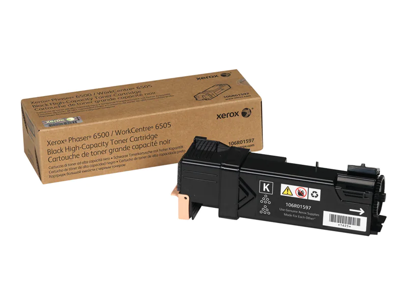 Xerox Phaser 6500 - Mit hoher Kapazität - Schwarz - Original - Tonerpatrone - für Phaser 6500; WorkCentre 6505
