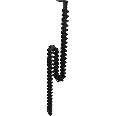 Kabelkette rechteckig Magnet Quadratrohr unter Tischplatte sw Kabelkette rechteckig Magnet Quadratrohr unter Tischplatte sw