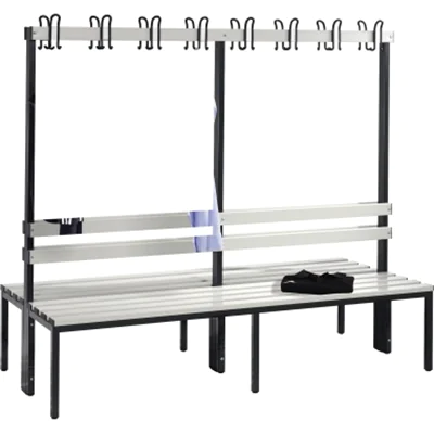 C+P Garderobenbank 8052200S10005 1650x1960x756mm sgr/lgr C+P Garderobenbank 8052200S10005 1650x1960x756mm sgr/lgr