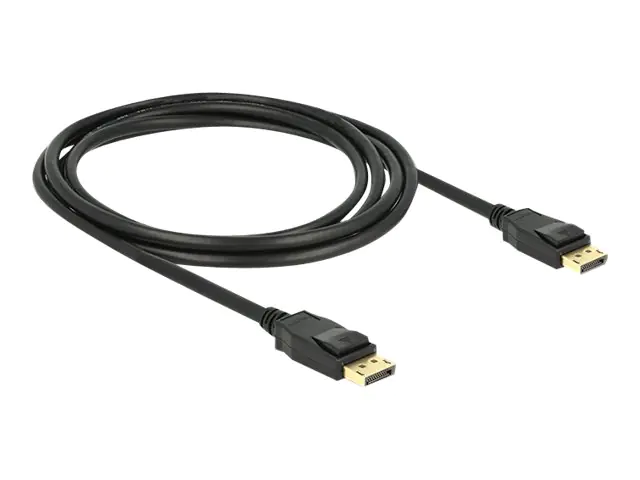 DeLOCK - DisplayPort-Kabel - DisplayPort (M) bis DisplayPort (M) - 2 m - eingerastet - Schwarz DeLOCK - DisplayPort-Kabel - DisplayPort (M) bis DisplayPort (M) - 2 m - eingerastet - Schwarz