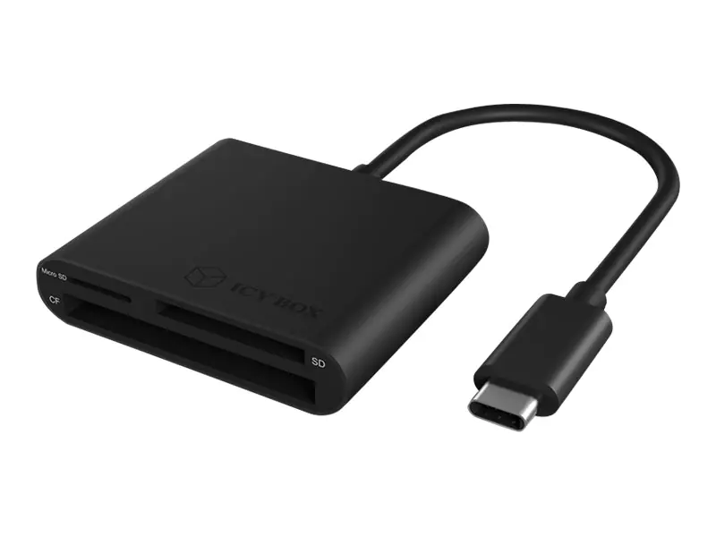 ICY BOX IB-CR301-C3 - Kartenleser (SDHC, SDXC, SD, microSDHC, microSDXC, microSDXC UHS-I, SDXC UHS-I, CF) - USB-C 3.0 ICY BOX IB-CR301-C3 - Kartenleser (SDHC, SDXC, SD, microSDHC, microSDXC, microSDXC UHS-I, SDXC UHS-I, CF) - USB-C 3.0