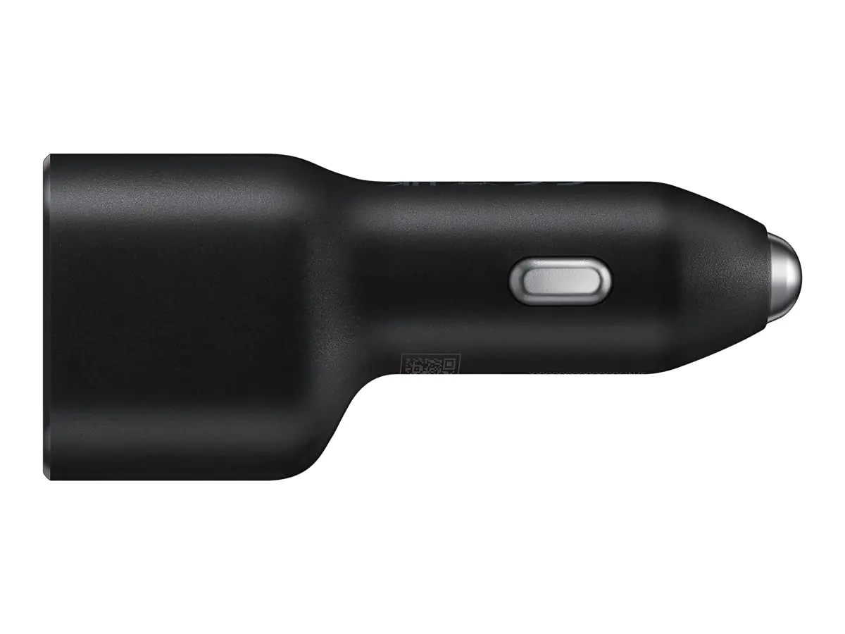 Samsung EP-L4020 - Auto-Netzteil - 40 Watt - FC - 2 Ausgabeanschlussstellen (USB, 24 pin USB-C) - Schwarz