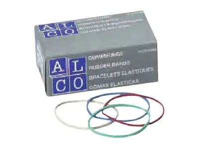 ALCO ALBERT Gummibänder - 5 cm Durchmesser - 50 g 732