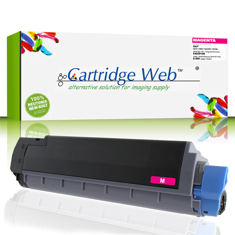 CartridgeWeb Toner kompatibel zu Oki 44059106 magenta 8.000 Seiten