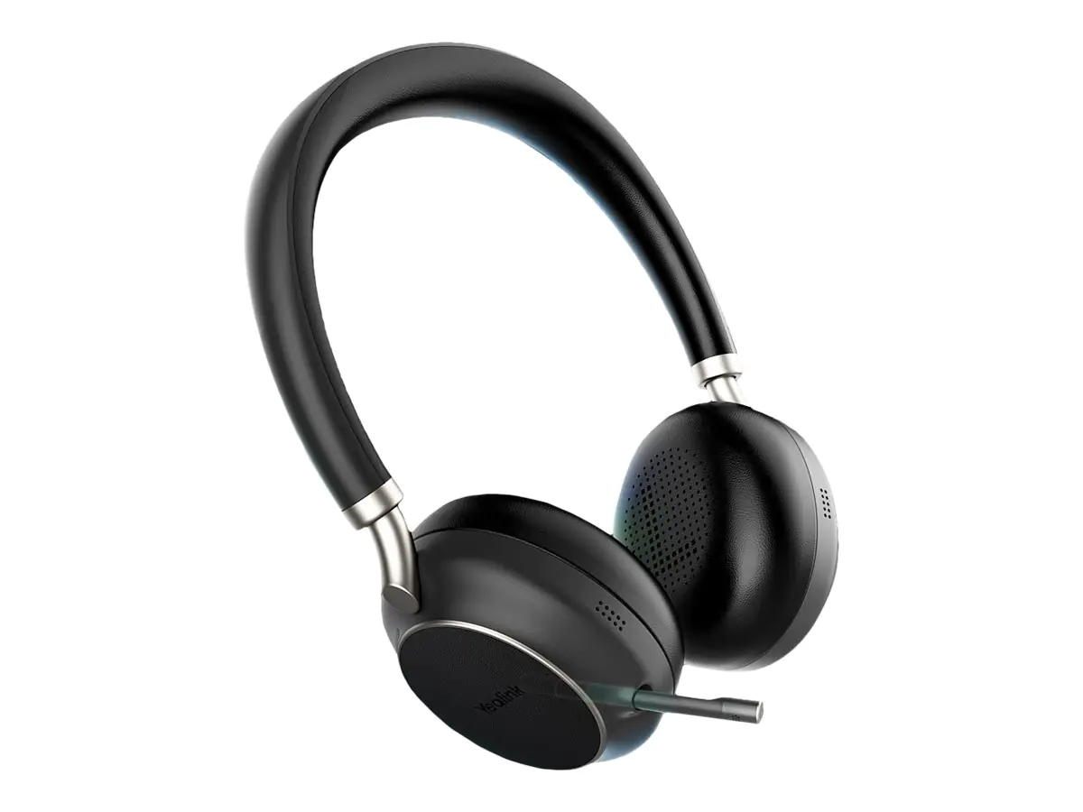 Yealink BH72 Lite - Headset - On-Ear - Bluetooth - kabellos - Adapter USB-A via Bluetooth - Geräuschisolierung - Schwarz - Zertifiziert für Microsoft Teams
