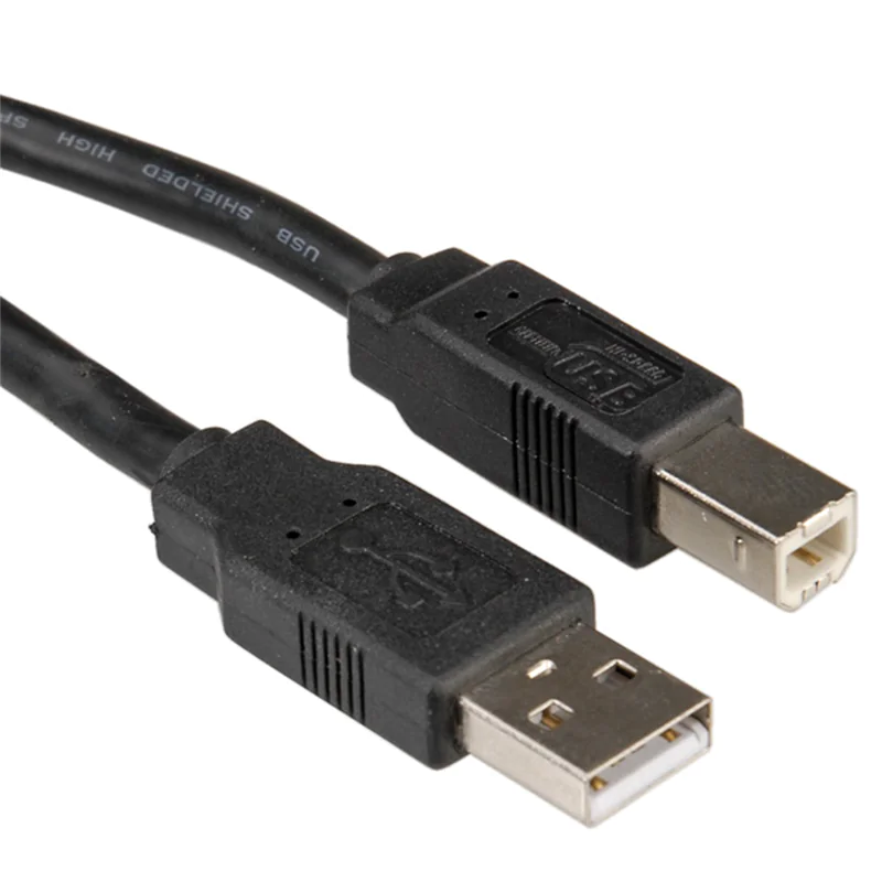 Roline - USB-Kabel - USB (M) zu USB Typ B (M) - USB 2.0 - 80 cm - Schwarz Roline - USB-Kabel - USB (M) zu USB Typ B (M) - USB 2.0 - 80 cm - Schwarz