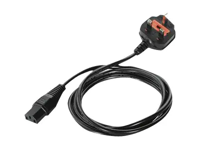 Zebra - Stromkabel - BS 1363 (S) zu power IEC 60320 C13 - 1.8 m - für Zebra Connect Cradle, TC55
