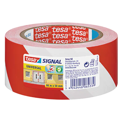 tesa Signalklebeband 58134-00000 50mmx66m bedruckt rot weiß tesa Signalklebeband 58134-00000 50mmx66m bedruckt rot weiß