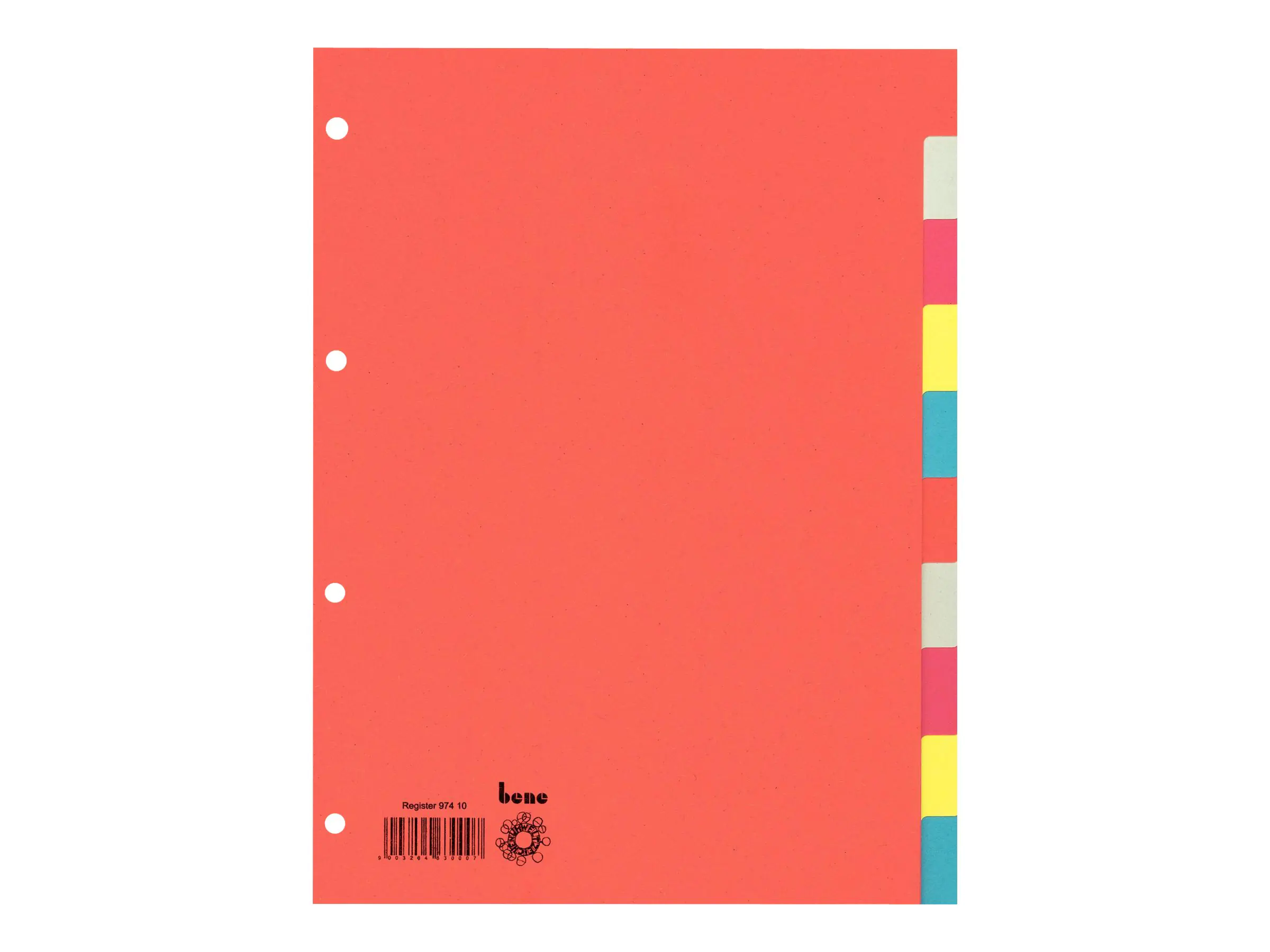 Bene Trennelement - 10 Teile - für A4 (210 x 297 mm) 97410