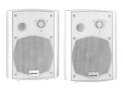 Celexon 525-W - Lautsprecher - Bücherregal - 60 Watt (Gesamt) - zweiweg - weiß