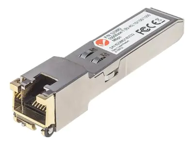 Intellinet Gigabit RJ45 Copper SFP Optical Transceiver Module, 1000Base-T (RJ-45) port, 100m, Equivalent to Cisco GLC-T, Three Year Warranty - SFP (Mini-GBIC)-Transceiver-Modul - GigE - 10Base-T, 100Base-TX, 1000Base-T - RJ-45 - bis zu 100 m Intellinet Gigabit RJ45 Copper SFP Optical Transceiver Module, 1000Base-T (RJ-45) port, 100m, Equivalent to Cisco GLC-T, Three Year Warranty - SFP (Mini-GBIC)-Transceiver-Modul - GigE - 10Base-T, 100Base-TX, 1000Base-T - RJ-45 - bis zu 100 m