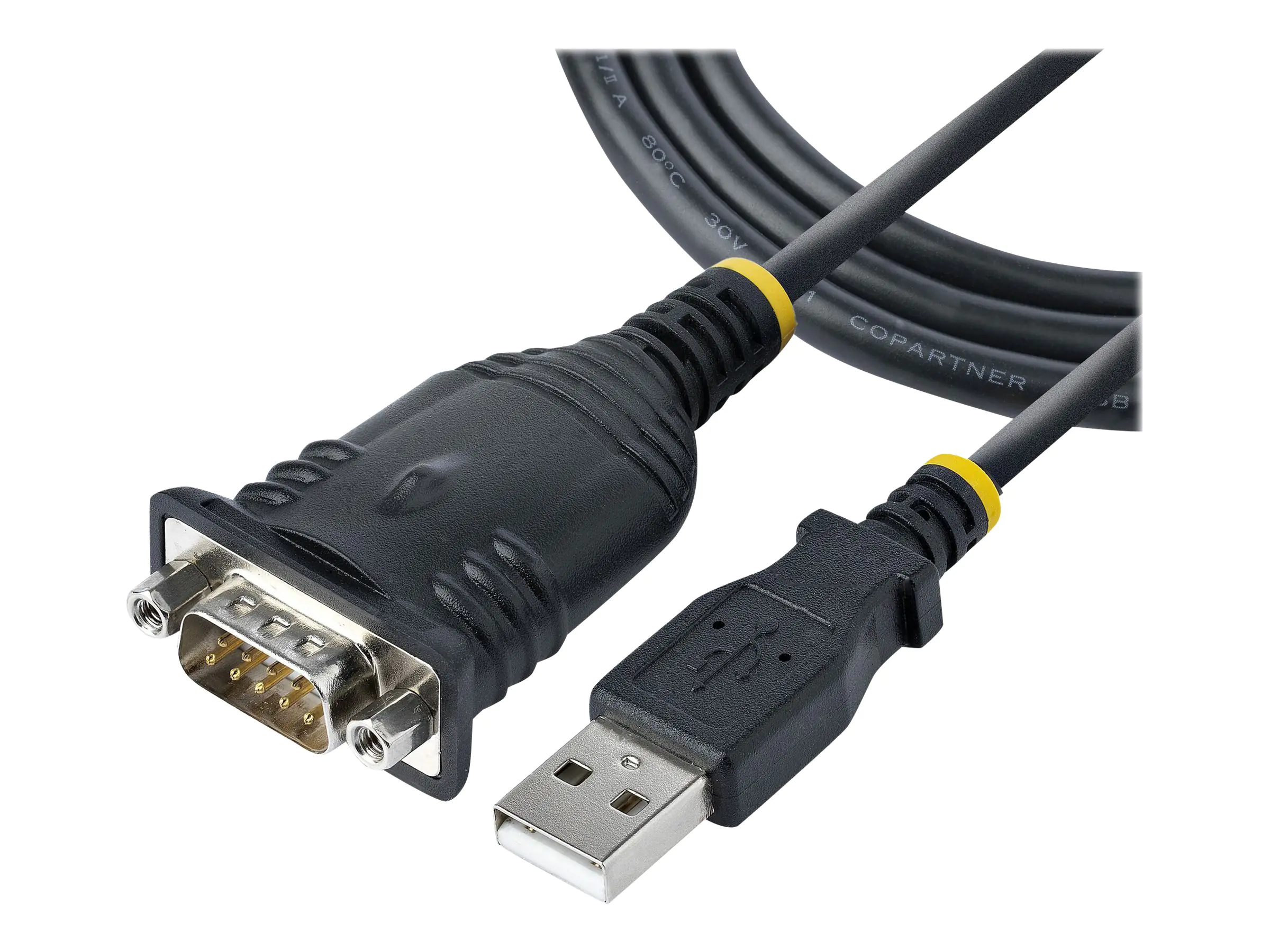 StarTech 3ft (1m) USB to Serial Cable, DB9 Male RS232 to USB Converter, USB to Serial Adapter for PLC/Printer/Scanner/Network Switches, USB to COM Port Adapter - Prolific IC, Automatic Handshake, Windows/macOS (1P3FP-USB-SERIAL) - Kabel seriell - DB-9 (M) StarTech 3ft (1m) USB to Serial Cable, DB9 Male RS232 to USB Converter, USB to Serial Adapter for PLC/Printer/Scanner/Network Switches, USB to COM Port Adapter - Prolific IC, Automatic Handshake, Windows/macOS (1P3FP-USB-SERIAL) - Kabel seriell - DB-9 (M)
