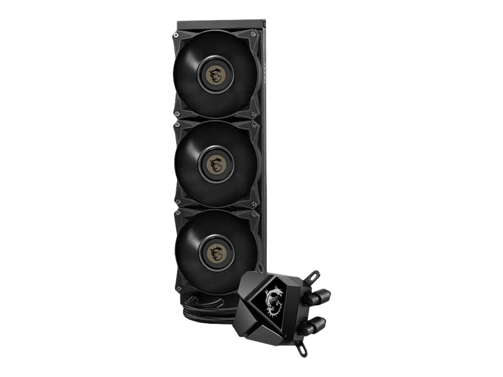 MSI MAG CORELIQUID P360 - Prozessor-Flüssigkeitskühlsystem - (für: LGA1156, AM2, AM2+, LGA1366, AM3, LGA1155, AM3+, LGA2011, FM1, FM2, LGA1150, FM2+, LGA2011-3, LGA1151, AM4, LGA2066, LGA1200, LGA1700) - Aluminium - 120 mm