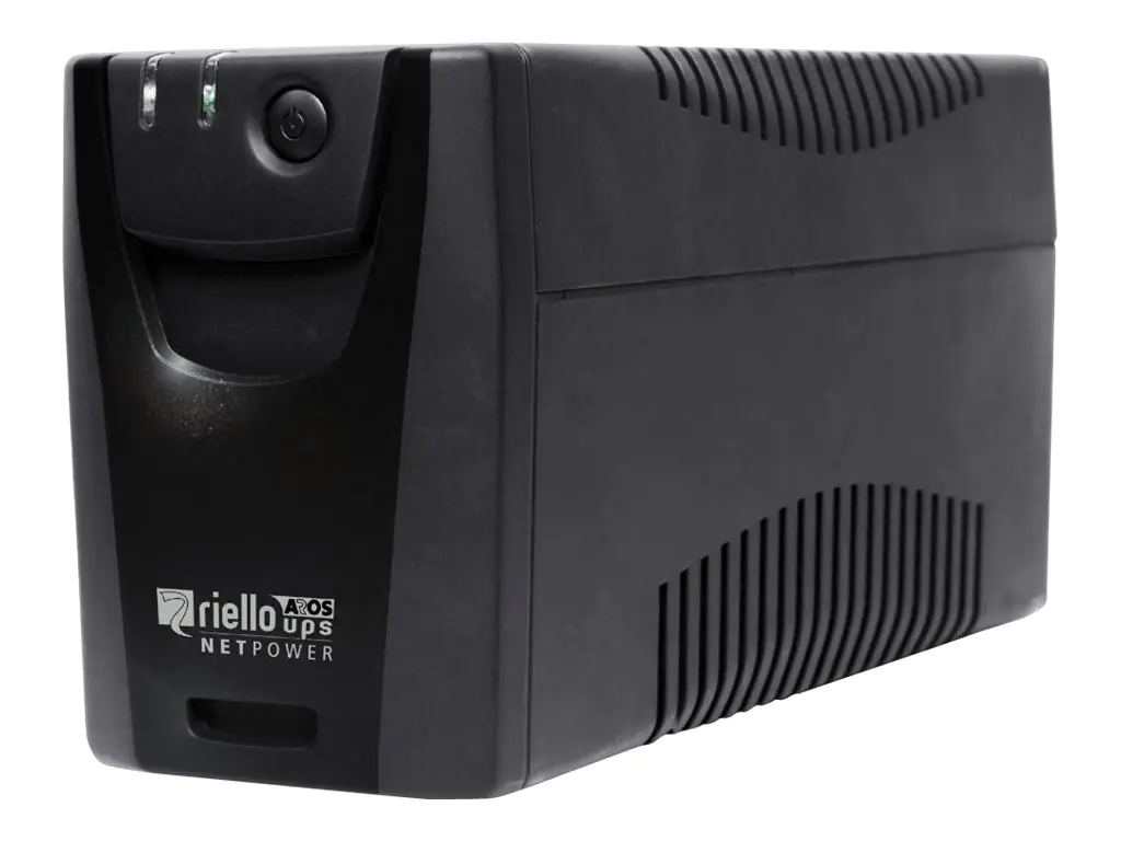 Riello UPS Net Power NPW 600 - USV - Wechselstrom 220/230/240 V - 360 Watt - 600 VA - USB - Ausgangsanschlüsse: 4 - Schwarz