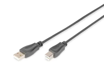 ASSMANN - USB-Kabel - USB (M) zu USB Typ B (M) - USB 2.0 - 5 m - Schwarz ASSMANN - USB-Kabel - USB (M) zu USB Typ B (M) - USB 2.0 - 5 m - Schwarz