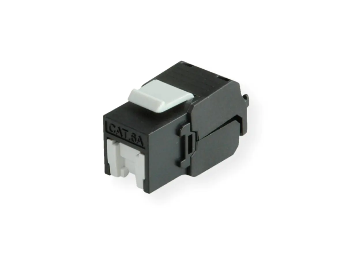 Roline - Modulare Eingabe - CAT 6a - UTP - RJ-45 - Schwarz