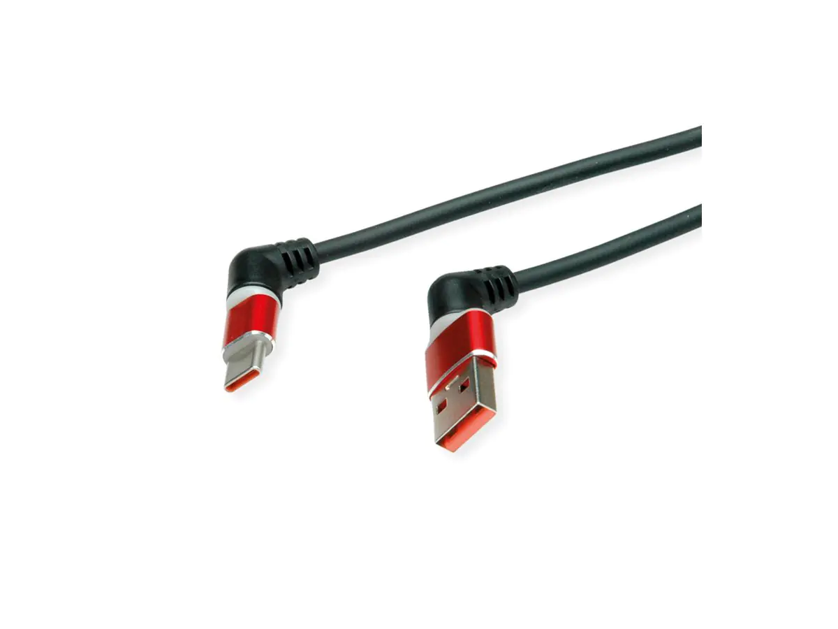 ROLINE USB2.0 Kabel 360°-drehb. A-C ST/ST 2m - Kabel - Digital/Daten