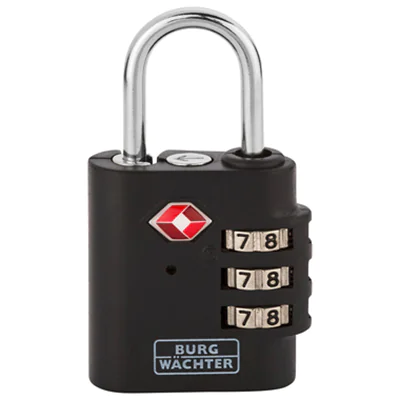BURG-WÄCHTER Kofferschloss TSA 77 30 Zahlenkombinationsschloss 33,5 x 59 x 13,5 mm (B x H x T) Zink-Druck-Guss schwarz BURG-WÄCHTER Kofferschloss TSA 77 30 Zahlenkombinationsschloss 33,5 x 59 x 13,5 mm (B x H x T) Zink-Druck-Guss schwarz