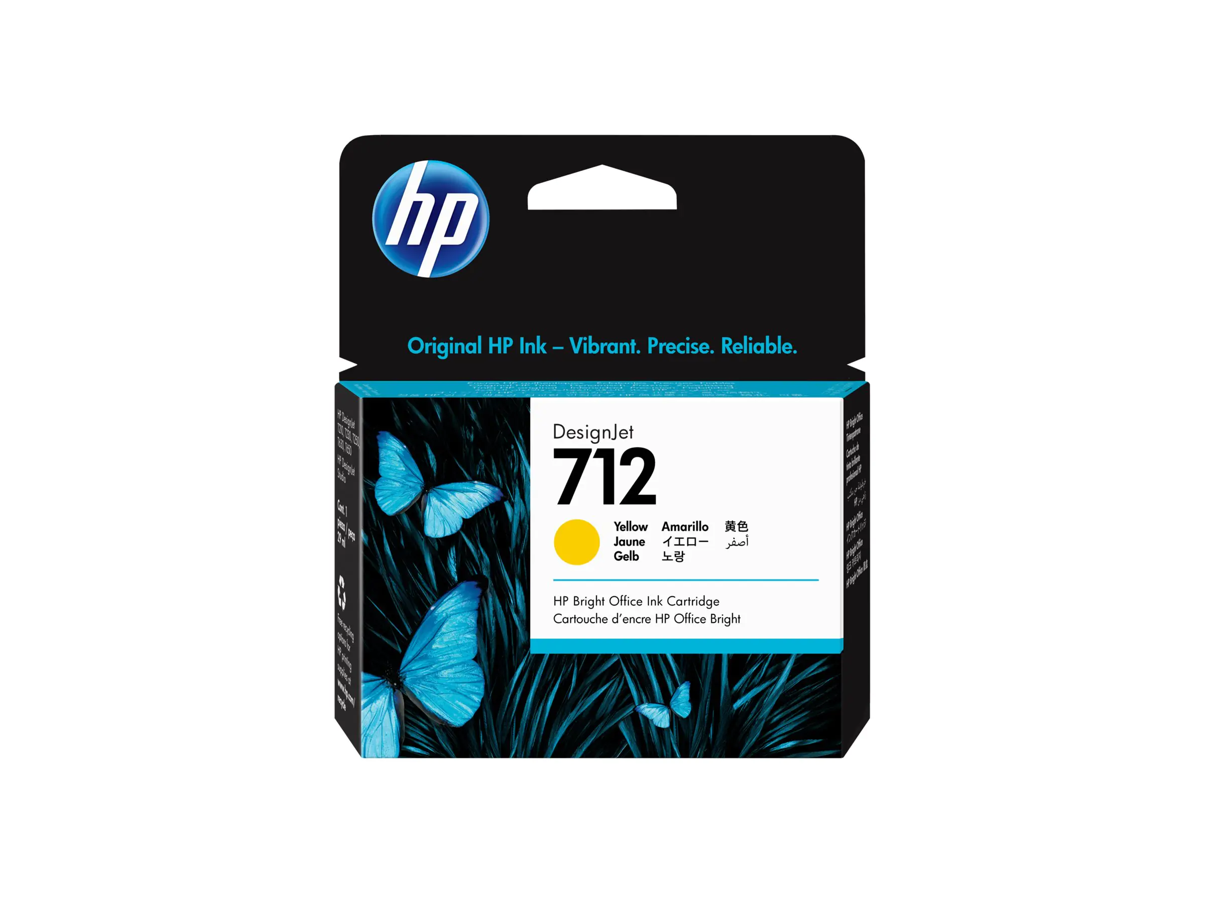 HP 712 - 29 ml - Gelb - original - DesignJet 3ED69A