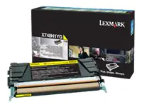 Lexmark Gelb - original - Tonerpatrone Lexmark X748H3YG