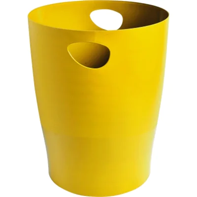 Exacompta Papierkorb ECOBIN 26,3 x 33,5 cm (Ø x H) 15l Polypropylen Farbe: safrangelb 1 Sortierfach Exacompta Papierkorb ECOBIN 26,3 x 33,5 cm (Ø x H) 15l Polypropylen Farbe: safrangelb 1 Sortierfach